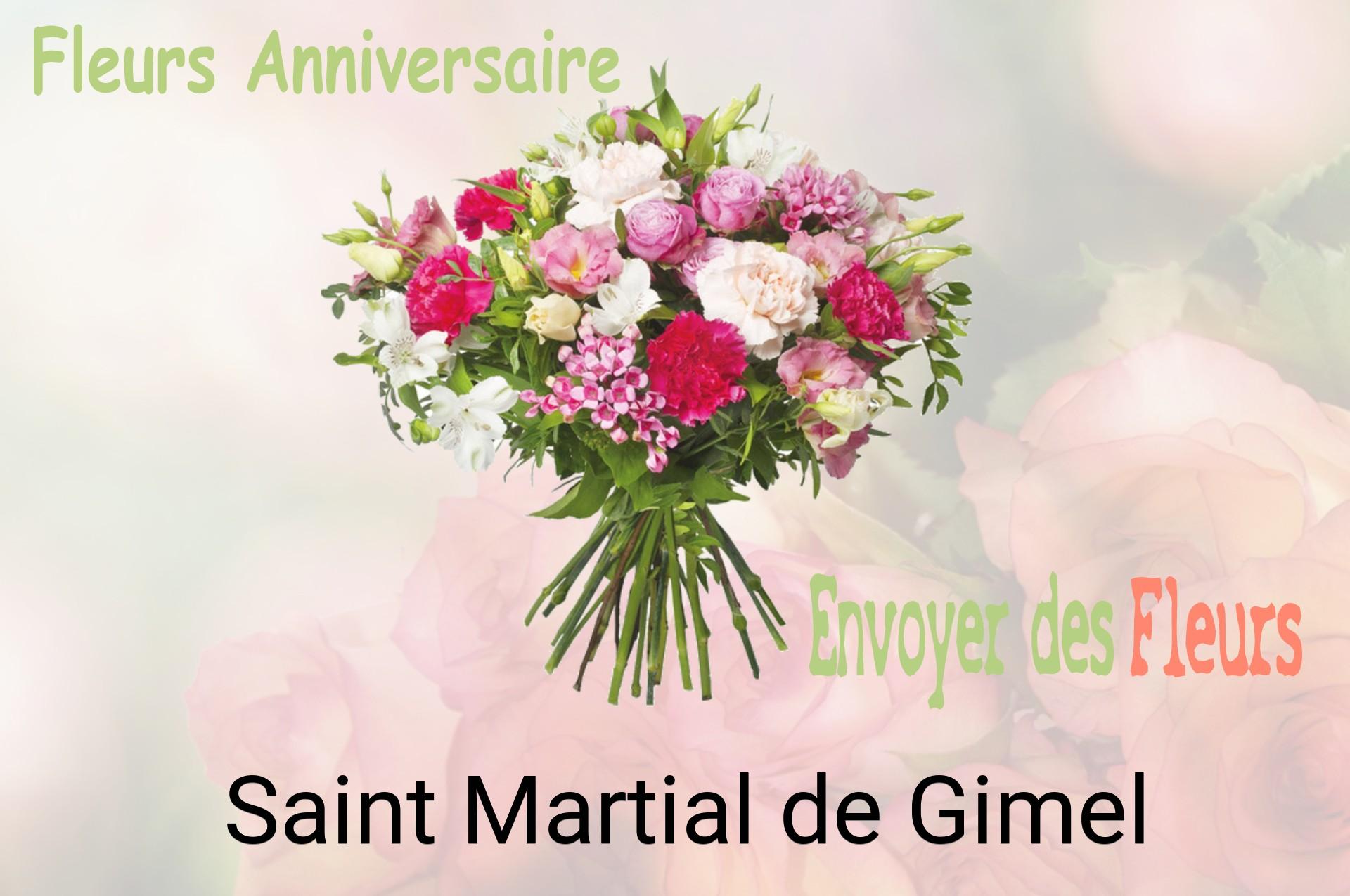 Bouquet de fleurs d’anniversaire livré à Saint-Martial-de-Gimel