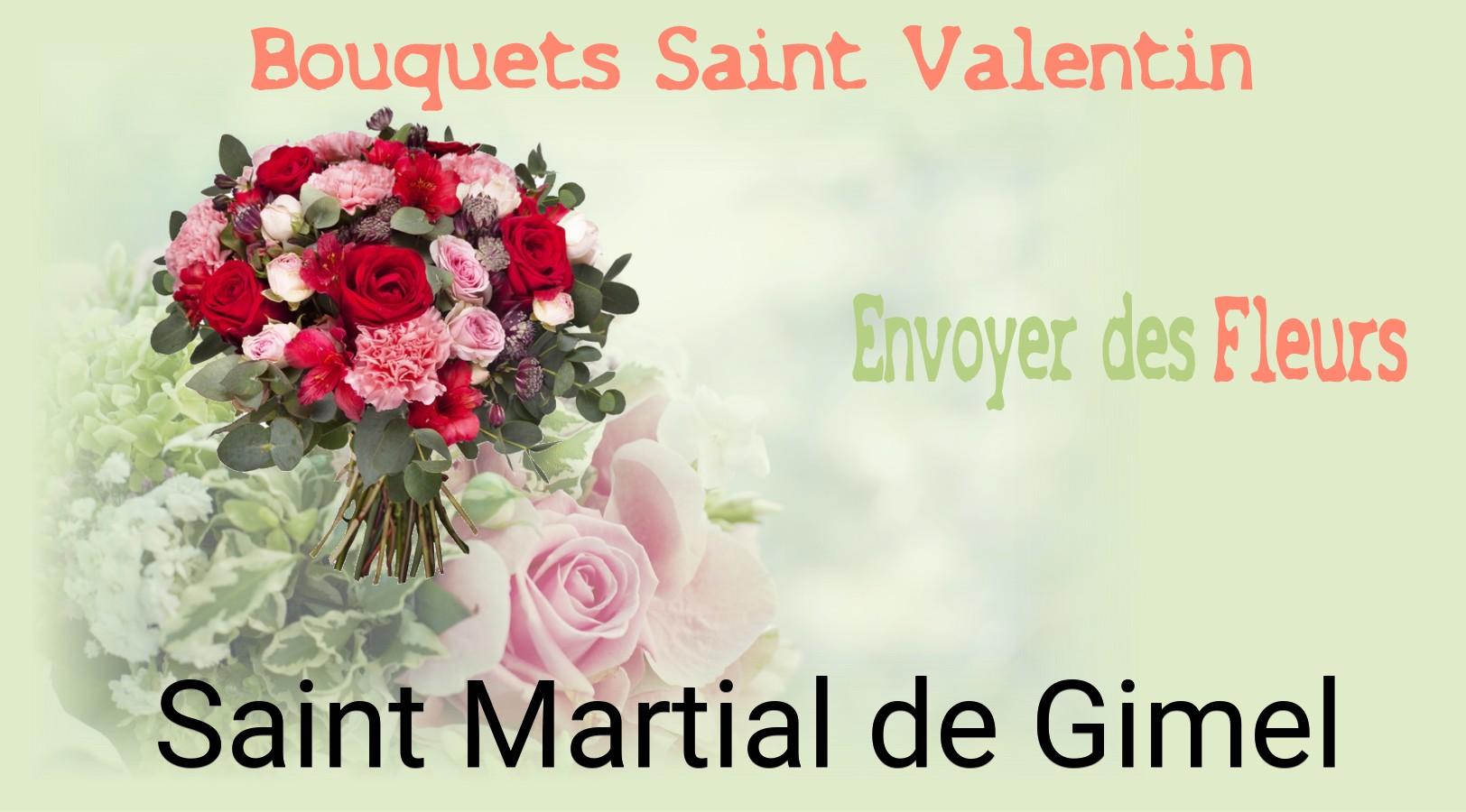 Roses de Saint-Valentin livrées à Saint-Martial-de-Gimel